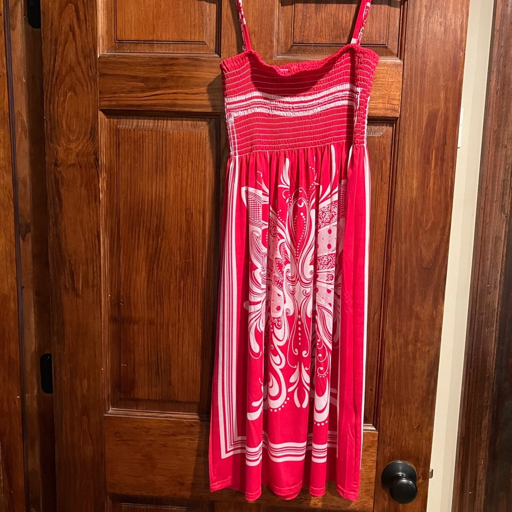 Christina love red sundress
